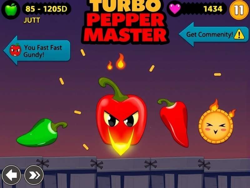 Turbo Pepper Master Game Screenshot